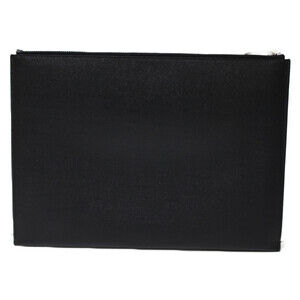 Saint Laurent Black Bag Shoulder Leather Clutch
